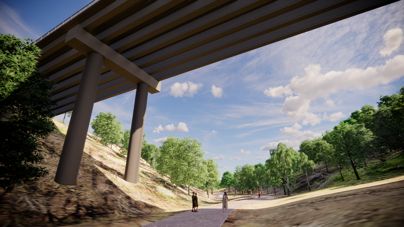 Fern Hollow Bridge Rendering