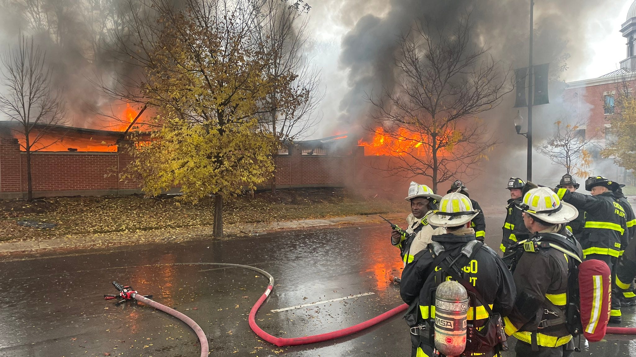 None injured in two-bell fire at West Loop parking garage, CFD says