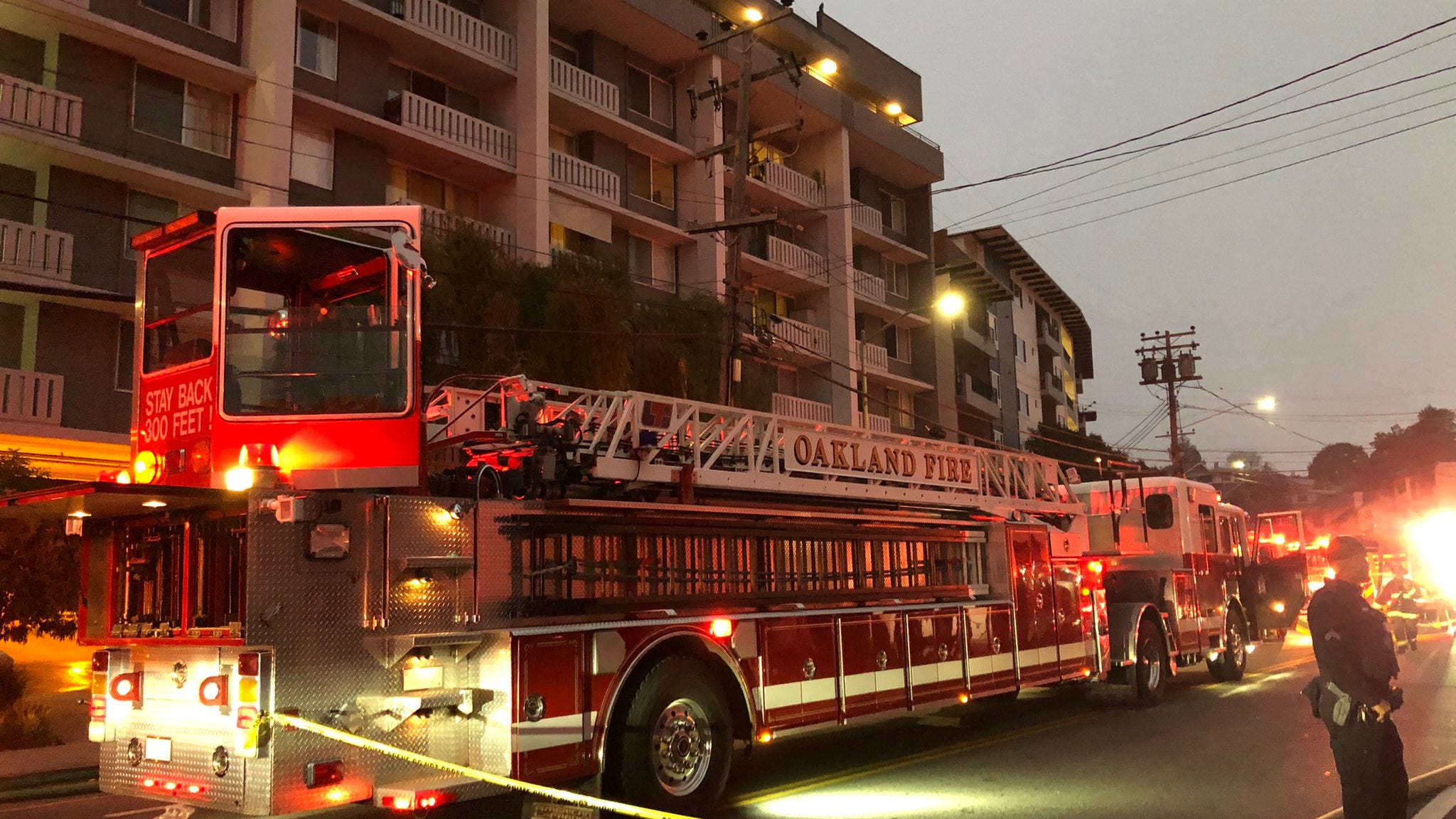 Oakland senior living apartment erupts in flames, dozens rescued