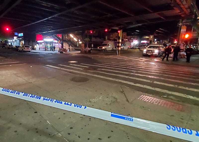 Crime scene tape cordoned off the entire area as police investigated into the morning
