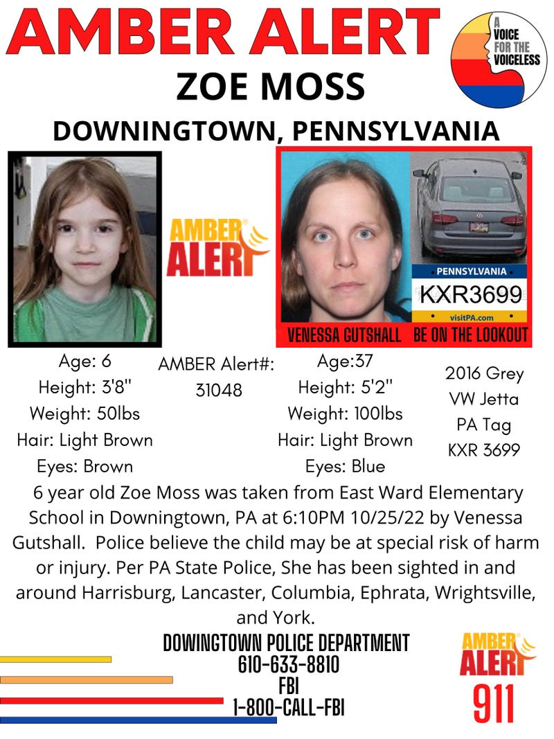 Zoe Moss Amber Alert