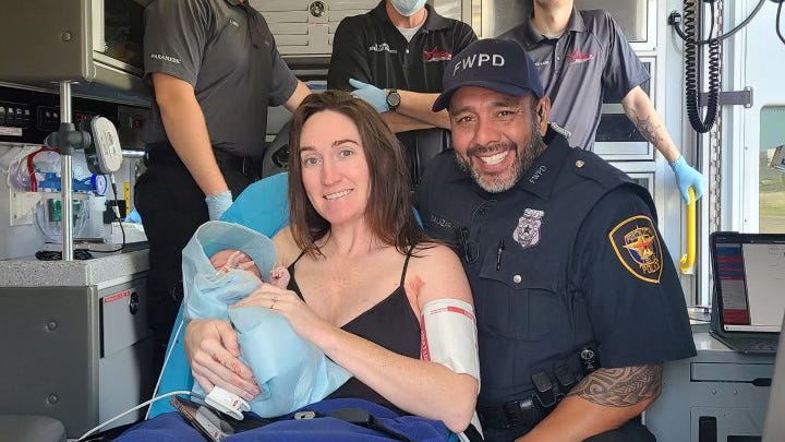 Fort Worth officer helps deliver baby after finding woman in 'active labor'