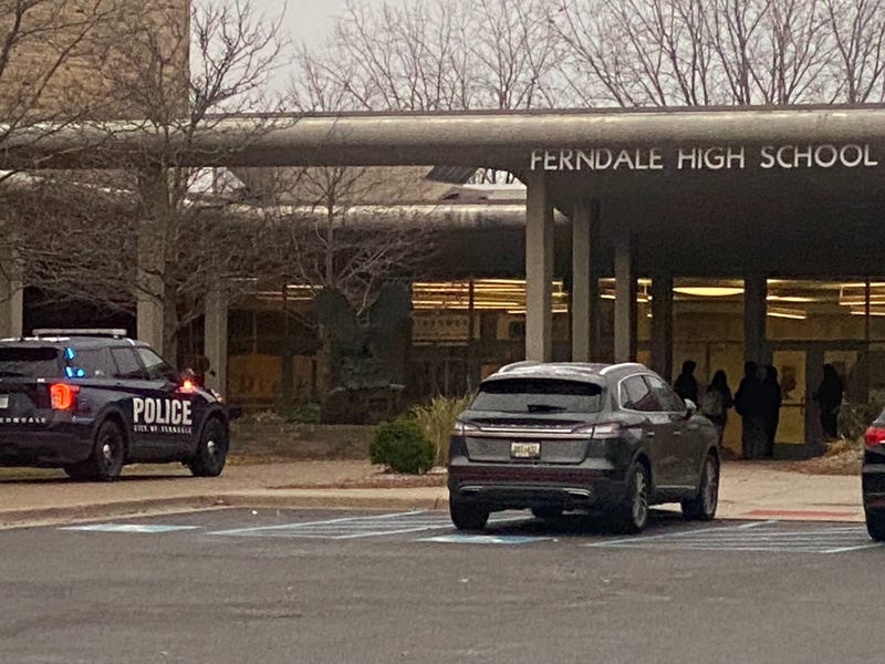 Two Ferndale schools have initiated a second lockdown this week after a threatening message was found Tuesday morning, not one day after classes at the school were forced to close over other online threats.