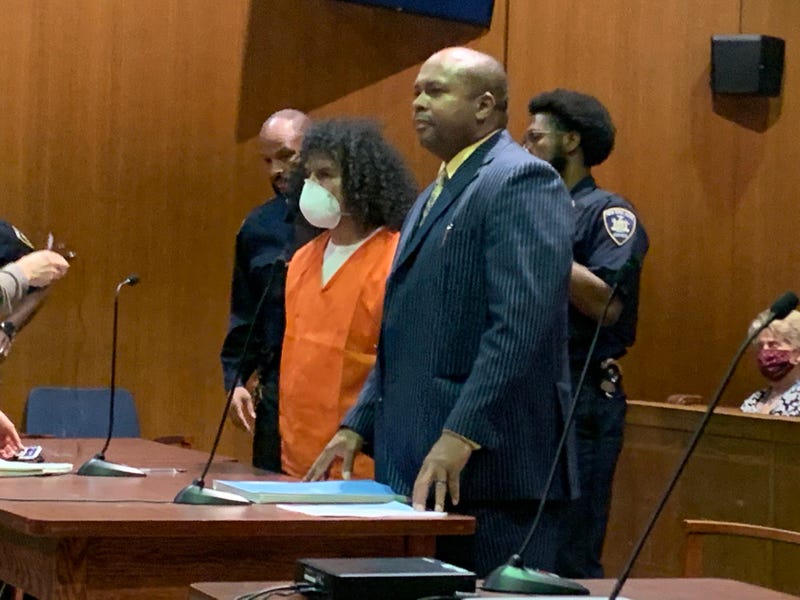David Banola at his sentencing hearing on Nov. 16, 2022. Banola admitted to murdering 51-year-old Orsolya Gaal in April.