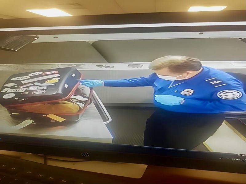 A "shocked" TSA agent found Smells inside a checked bag at JFK Airport last Tuesday morning, an agency spokesperson said