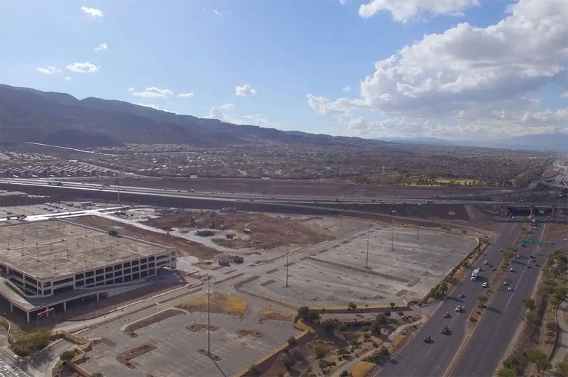 Vacant land where the Fiesta Hotel and Casino once stood