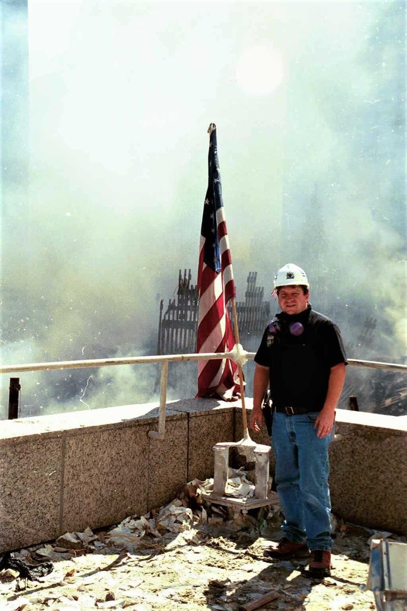 John Taggart at Ground Zero.