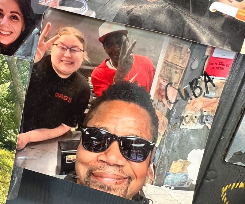 Cuba Gooding Jr. on the Wiener's Circle wall of shame. "He's cheap," Morris said. "He only gave us $2."