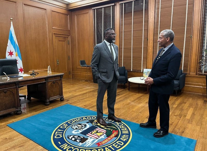 Mayor Brandon Johnson speaks with WBBM Political Editor Craig Dellimore about his $17.3 billion budget proposal, which includes a $300 million property tax increase