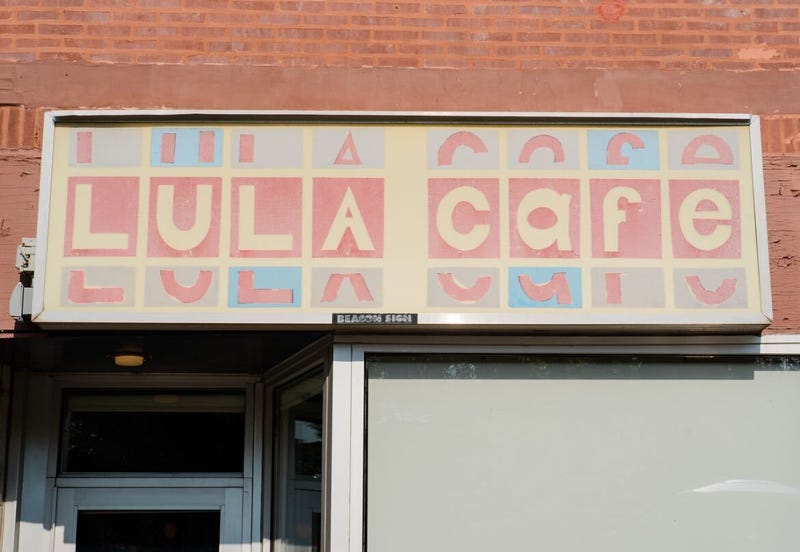 Lula Cafe's sign