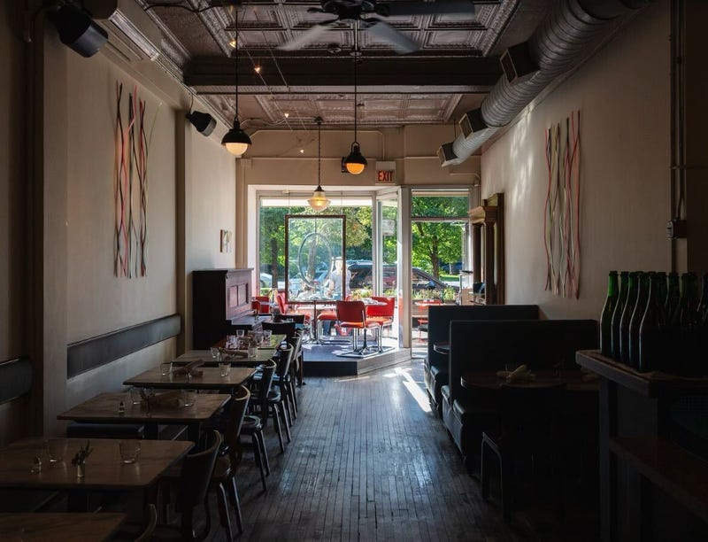 Inside of Lula Cafe, in Logan Square, which on Wednesday was named a finalist for the James Beard Award for Outstanding Hospitality.