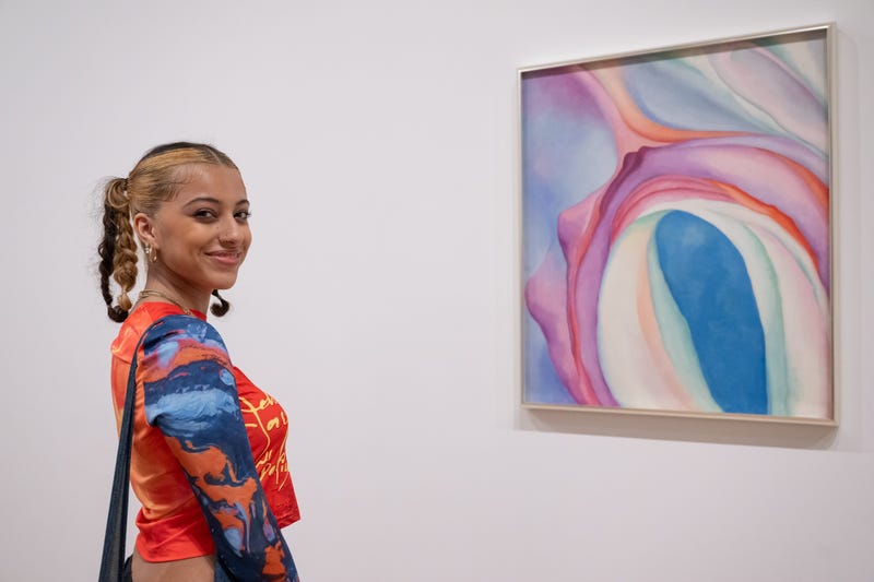 Visitors at the Whitney Museum during free admission nights.