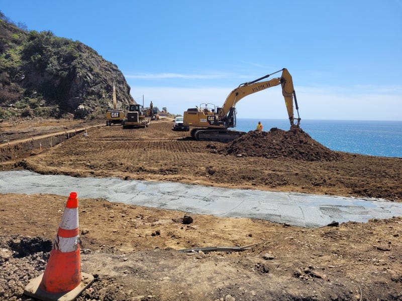 The new roadway is expected to be more resilient to severe weather. 