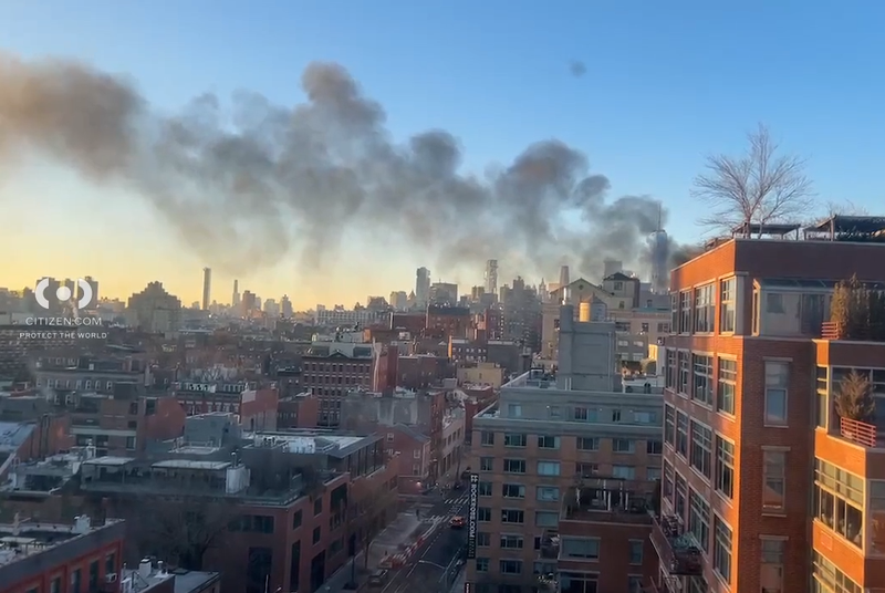 More than 100 FDNY members responded to the scene\