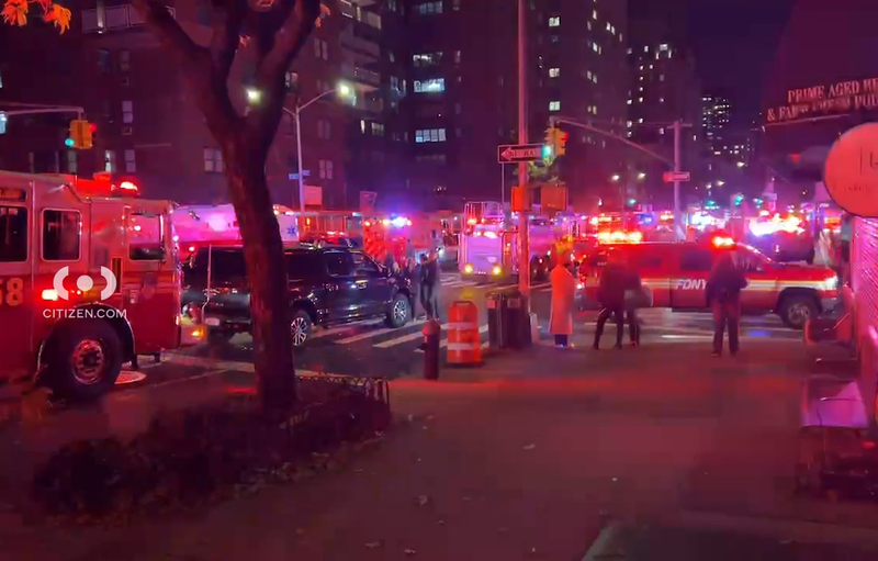 Around 140 firefighters and EMS personnel responded to the fire on East 82nd Street on Monday night