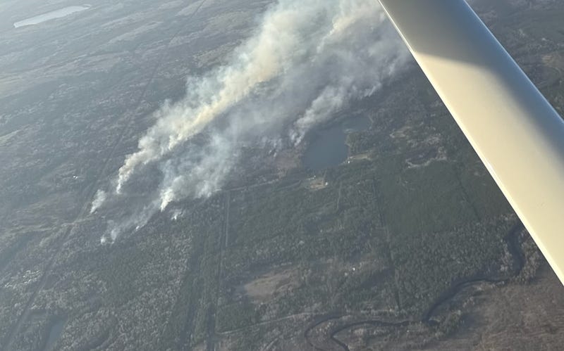 The fire is located 2 miles NE of Brimson and approximately 750 acres.