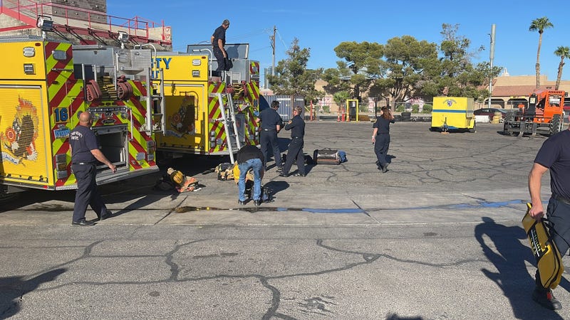 Crews return to southern Nevada after assisting efforts in the northern part of the state.