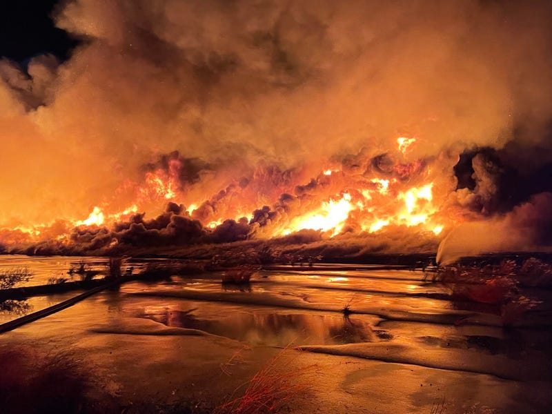 Fire at the Warf