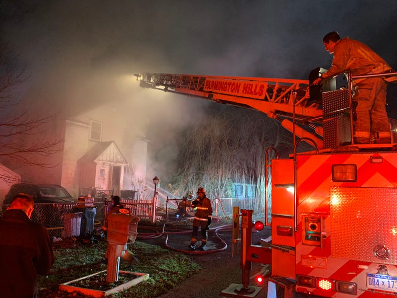 Fire in Farmington Hills