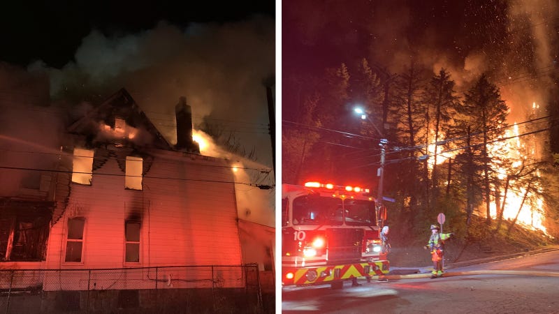 Two separate structure fires happen at same time in Beltzhoover