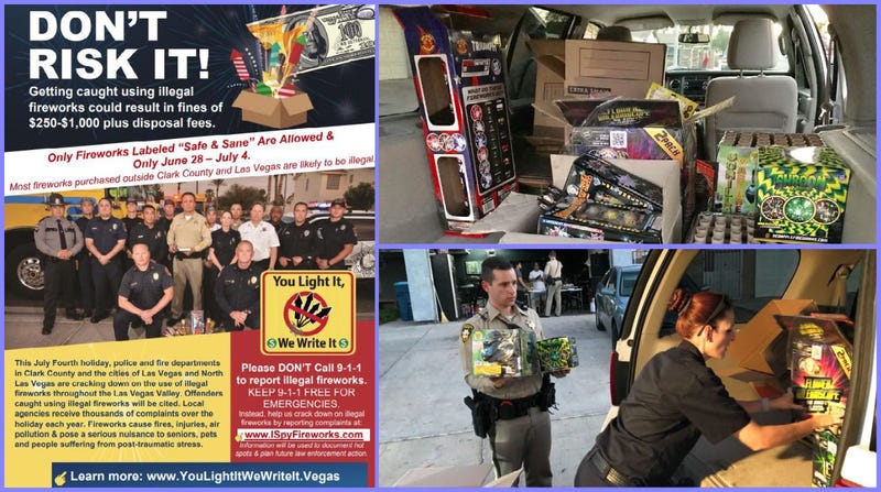 Clark County promoting illegal fireworks enforcement campaign