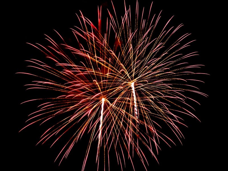 Fireworks explode over Boulder City's Annual 4th of July Damboree celebration