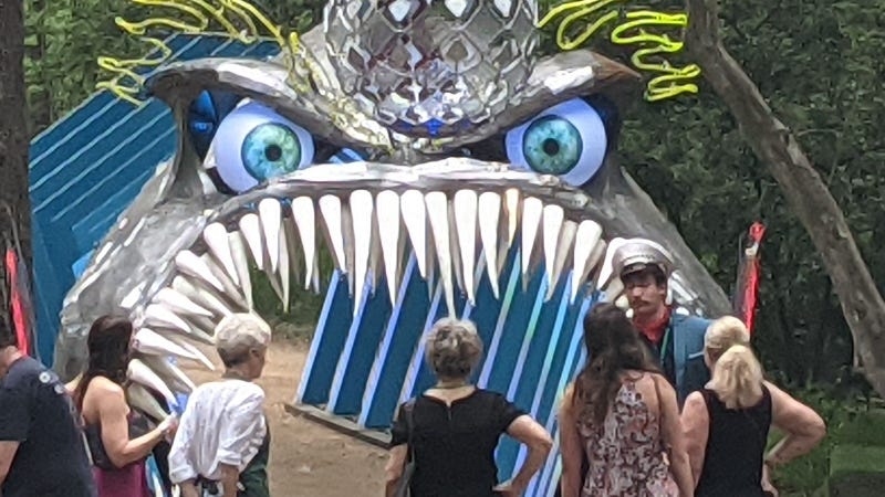 Ion Art Surreal Garden @ Zilker Botanical Garden / HR photo