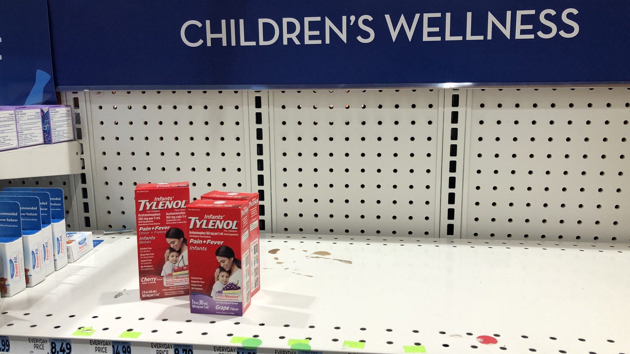 Kids' pain medicine in short supply due to RSV, flu, COVID-19
