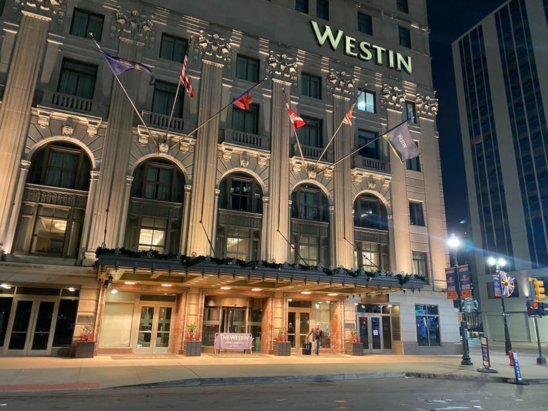 Police believe quadruple shooting outside Westin Hotel in Detroit was targeted drive-by