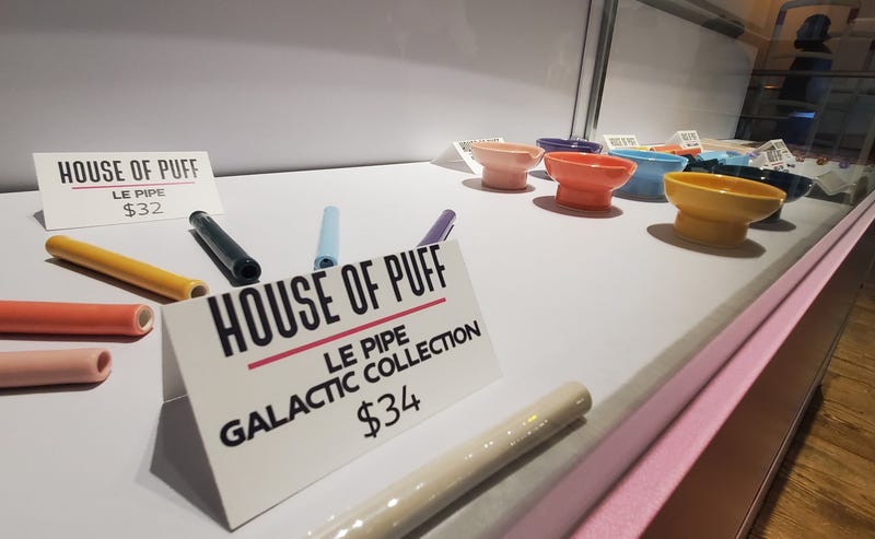 Pipes for sale at Cannabis Co. on Dec. 29, 2022