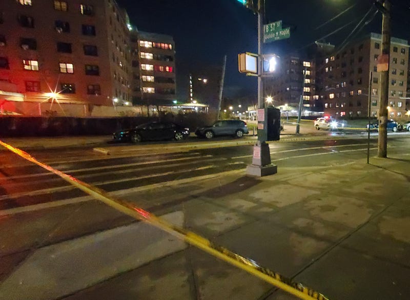Police chased two men at the Ocean Bay complex on Dec. 29, 2022, before one was apprehended and the other was fatally shot in a "violent struggle," the NYPD said