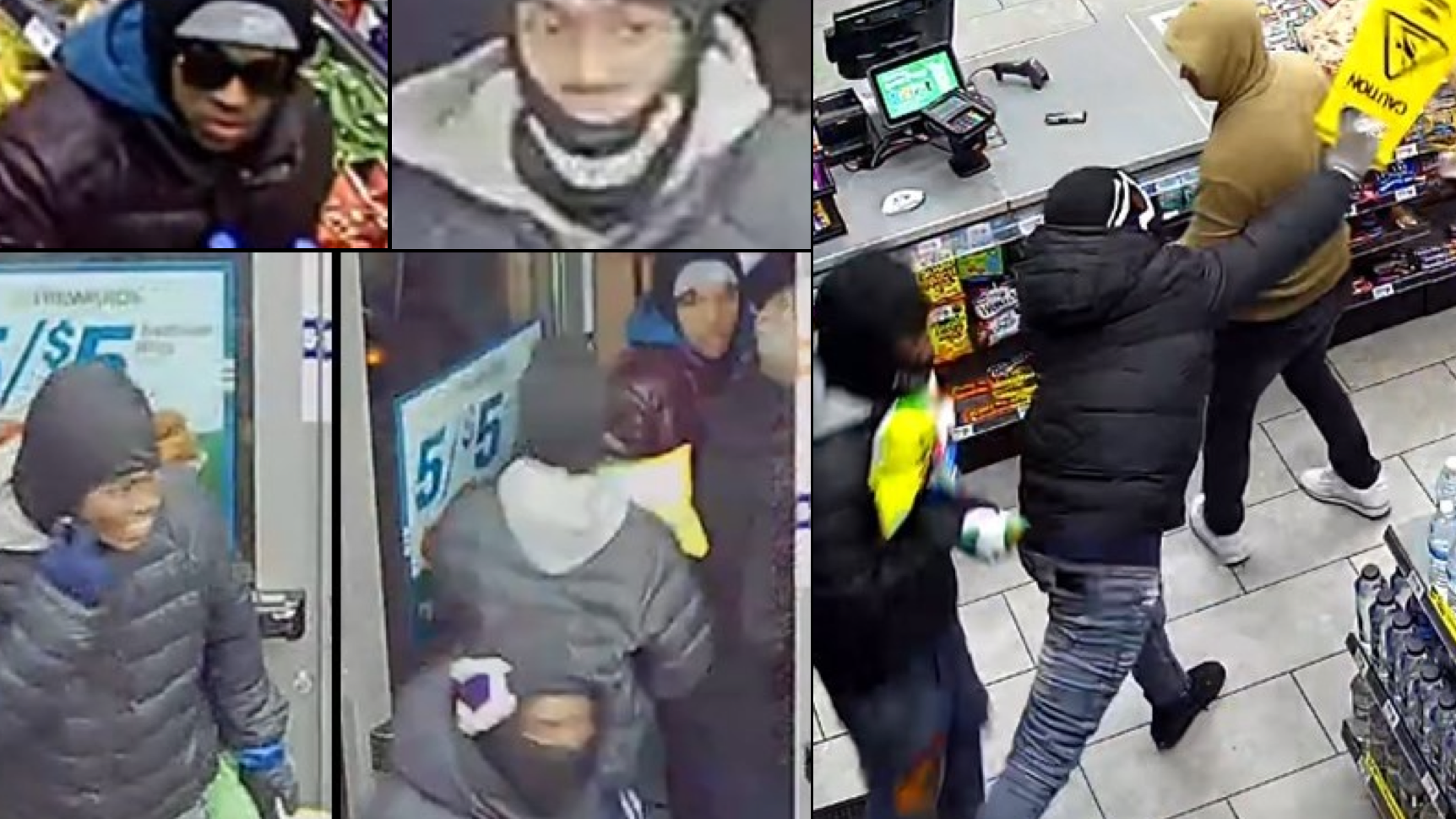 Worker beaten with 'wet floor' sign as group 'flash robs' Manhattan 7-Eleven