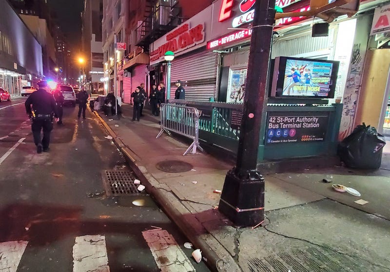 The string of slashings were initially believed to be unconnected before an arrest was made Tuesday morning