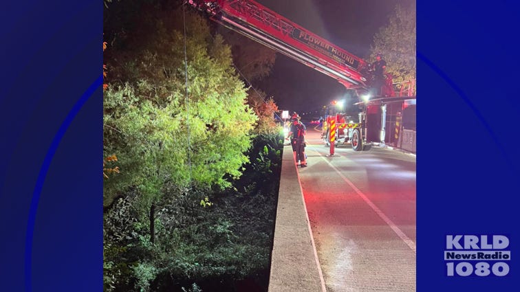 Man rescued after falling into Flower Mound creek, has significant injuries