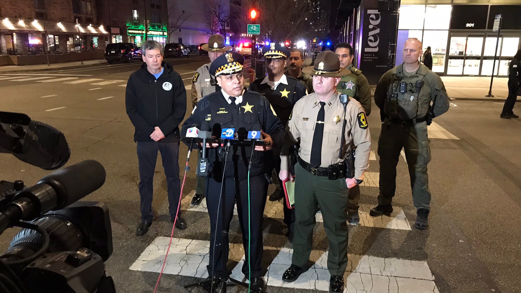 3 in custody after SWAT standoff in Near North Side high-rise; one suspect at-large