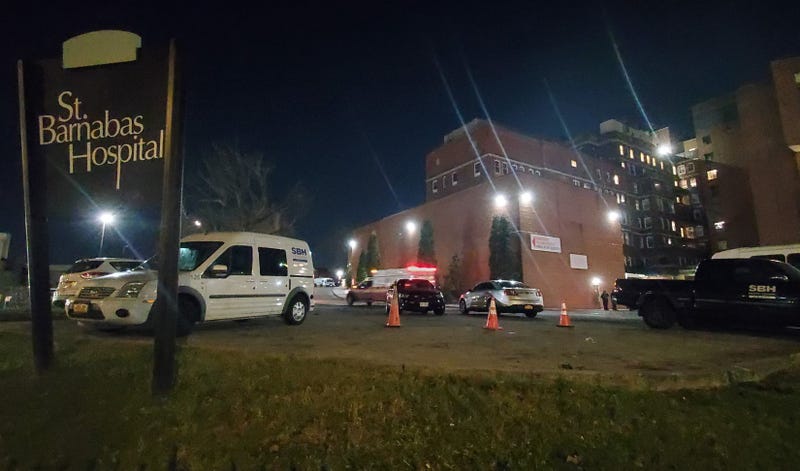 An NYPD officer was rushed to St. Barnabas Hospital in stable condition