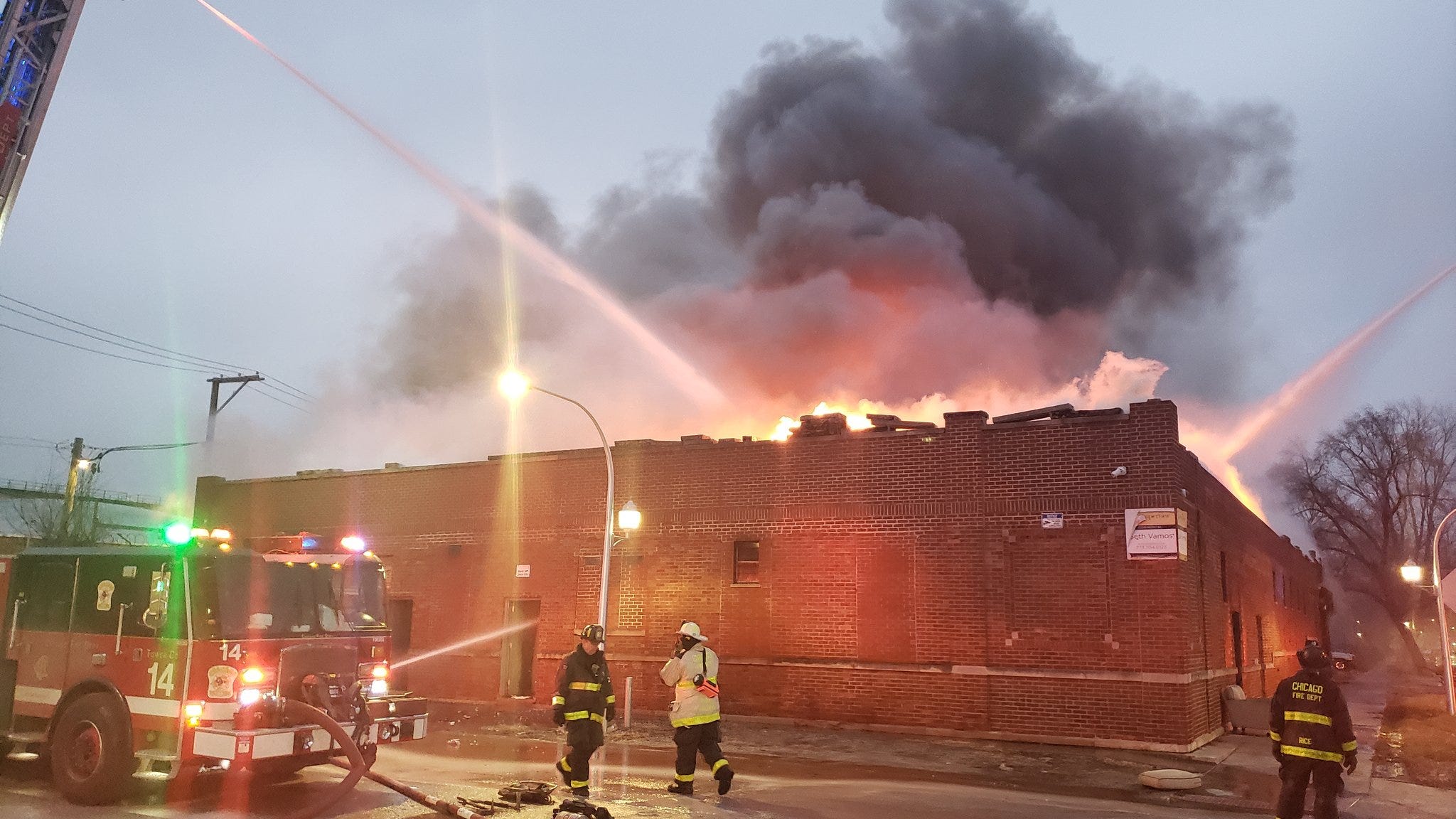 Fire destroys West Side masonry warehouse: CFD