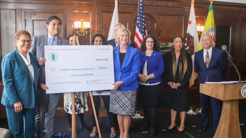 Los Angeles receives $60M grant from HUD to tackle homelessness