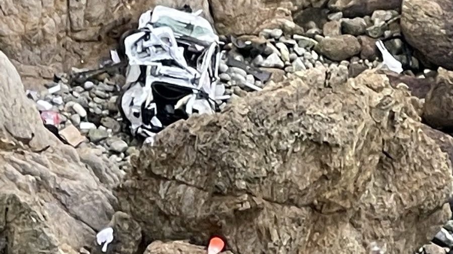 Wife accuses husband of intentionally driving family off Highway 1 cliff