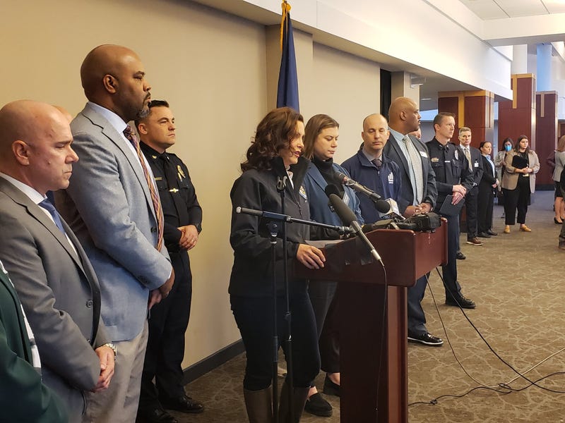 Anger, sadness and grim determination sparked off the latest update to the Michigan State University mass shooting on Tuesday morning as officials vowed to put a stop to the "senseless violence."