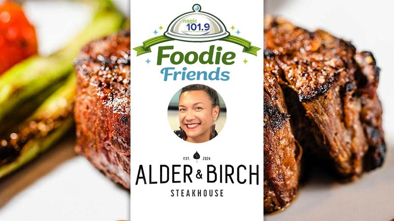 steak with Foodie Friends and restaurant logos