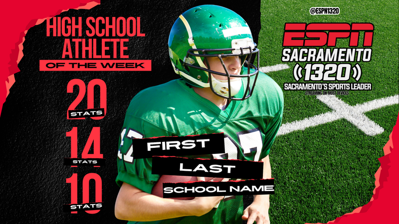 Submit an athlete to be selected as ESPN 1320's High School 'Athlete Of The Week'.