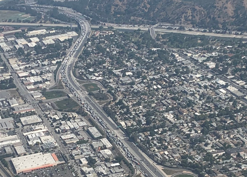 Unattended backpack catches fire, closes part of I-5 Freeway in Burbank