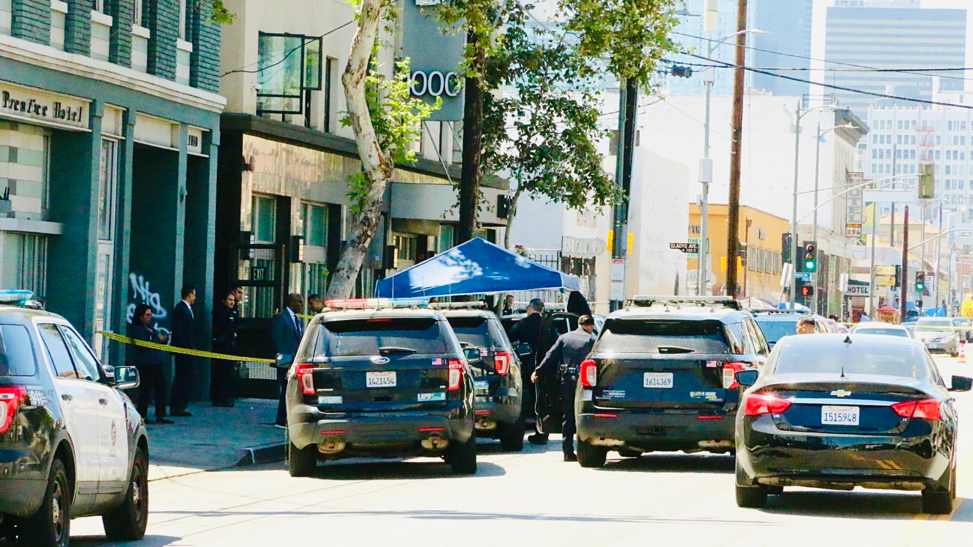 Shooting involving L.A. Police downtown under investigation