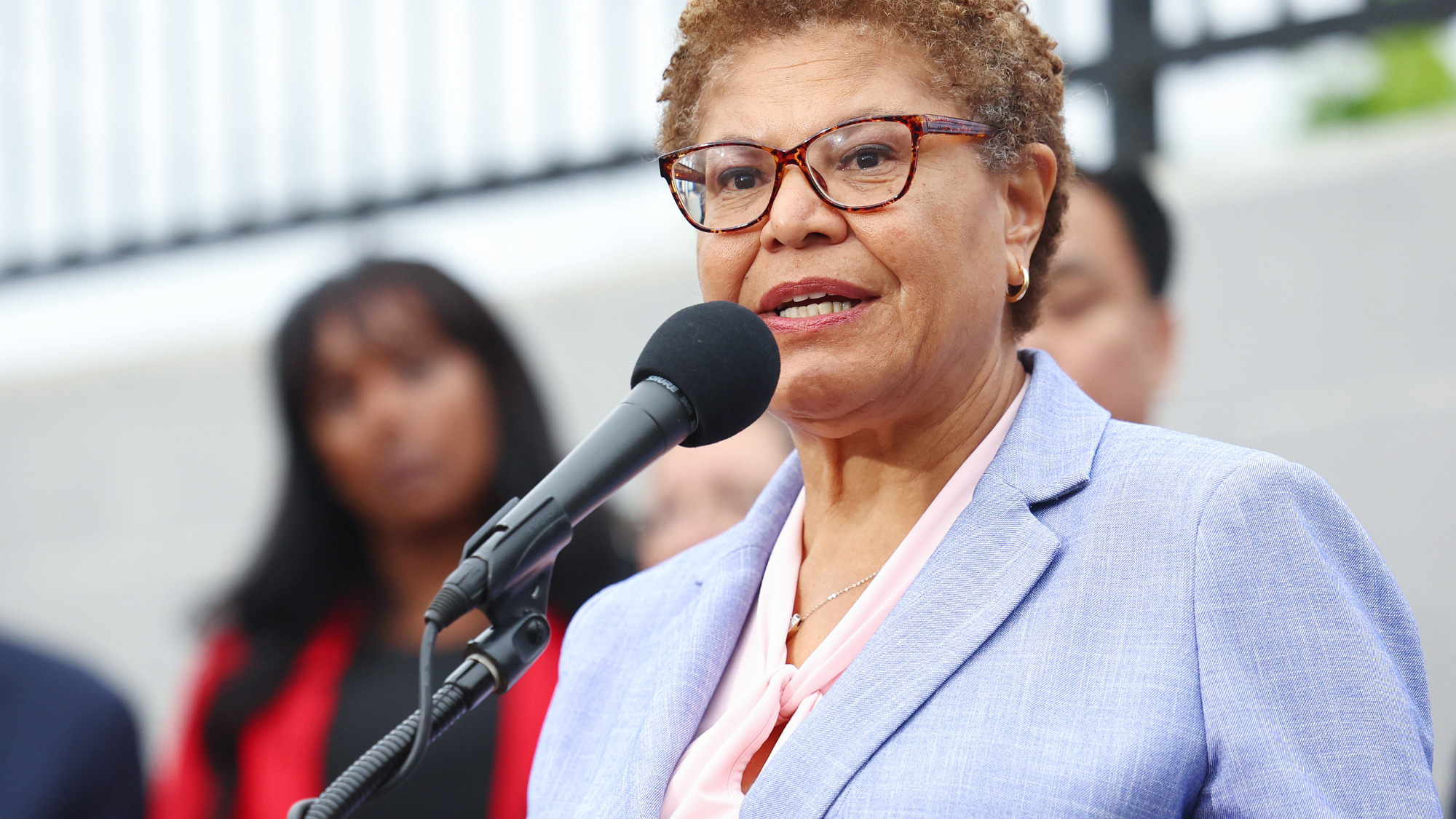 Mayor Bass calls Abbott's actions "cheap political games"