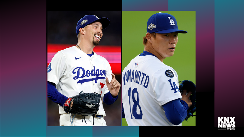 L to R: Blake Snell and Yoshinobu Yamamoto