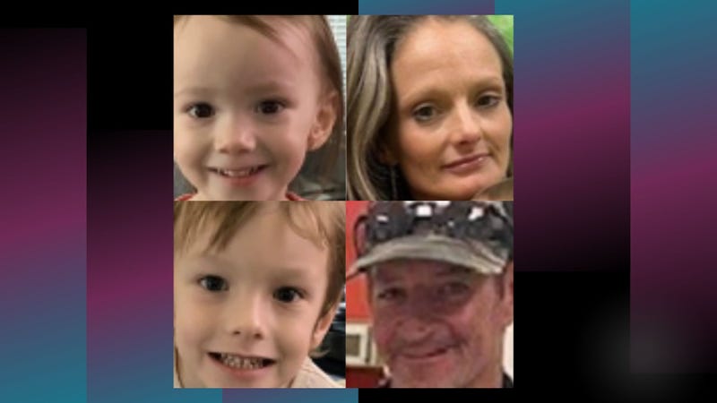 (From top L to Bottom Right): Wyman Bryant, Tiffany Bryant, Willow Bryant, and David James