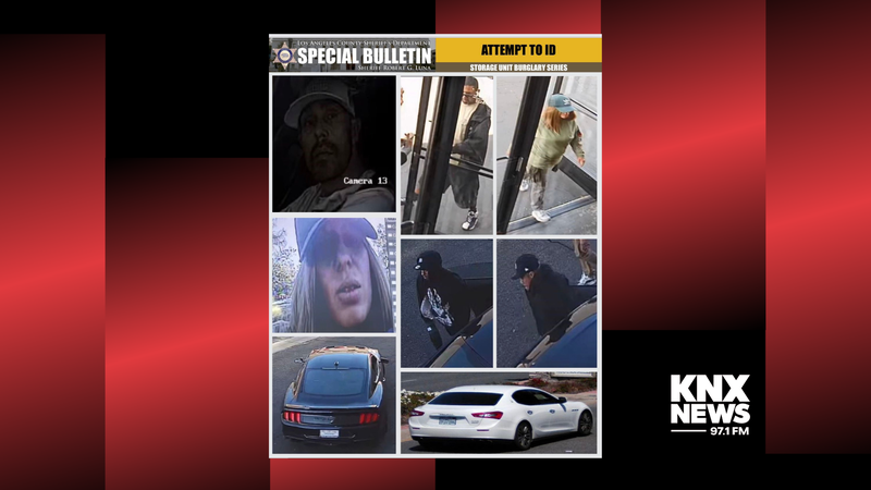 4 suspects sought in Westlake Village theft