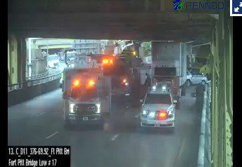 Accident on Ft. Pitt Bridge