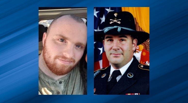Garrett Foster and Sgt. Daniel Perry